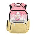 thumbnail image 1 of HELLHERO Ice Cream Pattern Lightweight Bookbag for School Middle School, Pockets Multi Pocket 600D Polyester Kids Backpack, 1 of 8