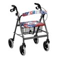 thumbnail image 1 of HELLHERO Independence Day Set of 2 Rollator Seat Back Cover with Stretchable Material Comfortable, Breathable Fabric Rollator Walker Seat and Backrest Covers for Outdoor Streets, 1 of 9