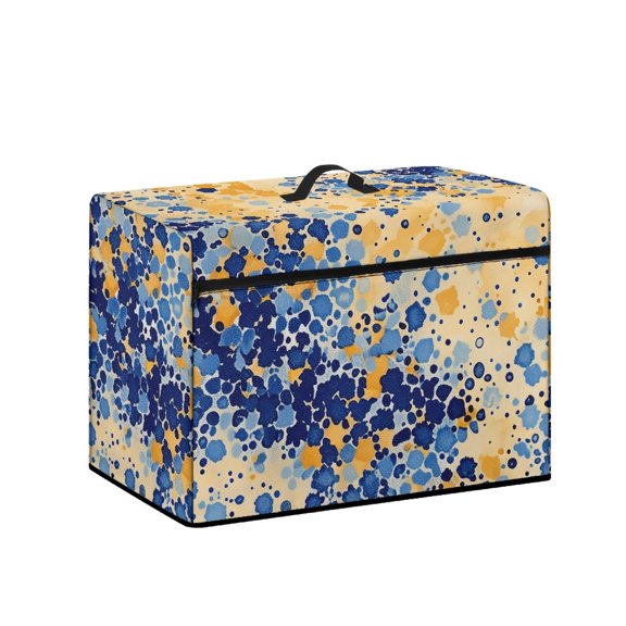 HELLHERO Ink Wash Printing Design Sewing Machine Carrying Cover with Handle and Pocket Multifunction Foldable