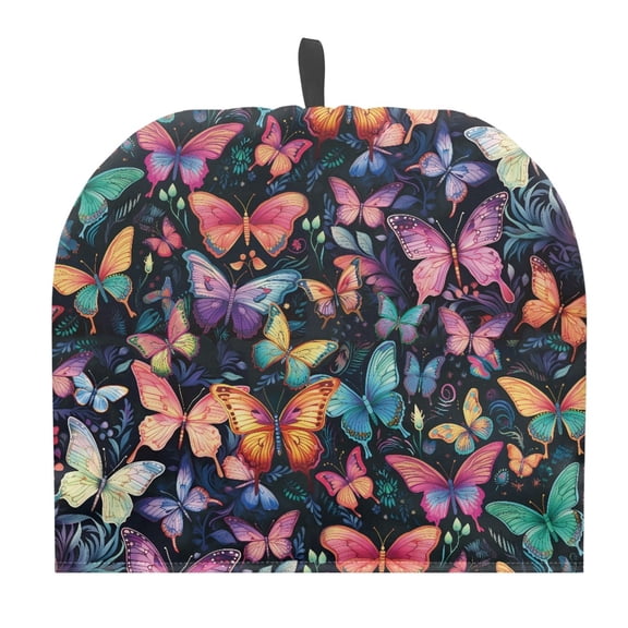 HELLHERO Insulation Polyester Tea Cozy Portable Insulating Keep Tea Warm Tea Cozies Covers for Hotel Butterflies