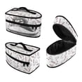 thumbnail image 1 of HELLHERO Iron Carrier Bag Rabbit Pattern Protective Travel Steamer Bag and Hair Styling Tool, Case Only, 1 of 6