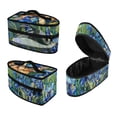 thumbnail image 1 of HELLHERO Iron Organizer for Clothing Ironing Machines Travel Steam Iron Case with Zipper Closure Cat Floral Pattern, Bag Only, 1 of 6