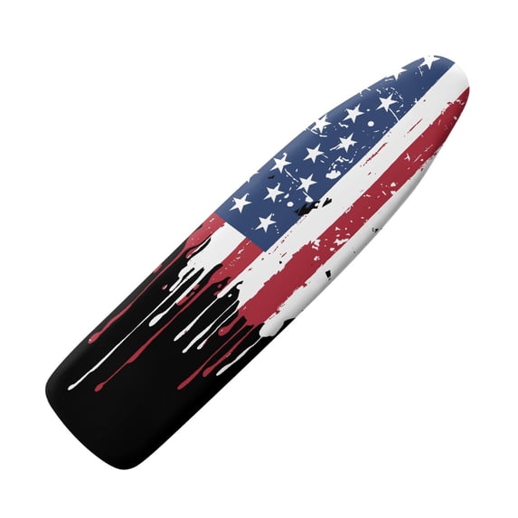 HELLHERO Ironing Board Cover 15"x54" with Distressed Flag Print, Anti Slip Replacement Cover for Tailor Shop and Home Laundry Room, Not Heat Resistant