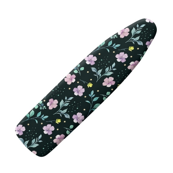 HELLHERO Ironing Board Cover 15x54 Inch with Watercolor Floral Pattern, Breathable Polyester Protector Cover for Table Top and Tailor Shop