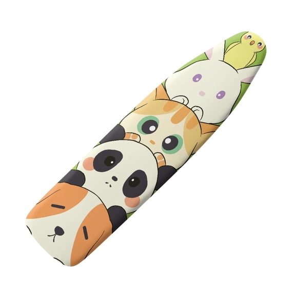 HELLHERO Ironing Board Cover Easy Fit Ironing Board Dust-Proof Cover Soft Fabric for Ironing Table for Women Gifts, Animal Stacking Pattern Design