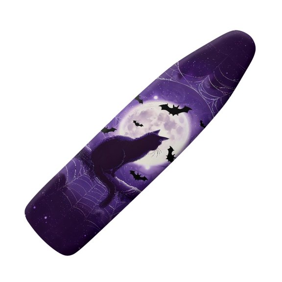 HELLHERO Ironing Board Cover with Moon Spider web Pattern, 15x54 Inches Polyester - Ironing Board Cover and Pad for Craft Corner, Sewing Nook, Home Studio