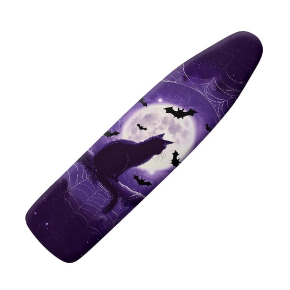 HELLHERO Ironing Board Cover with Moon Spider web Pattern, 15x54 Inches Polyester - Ironing Board Cover and Pad for Craft Corner, Sewing Nook, Home Studio