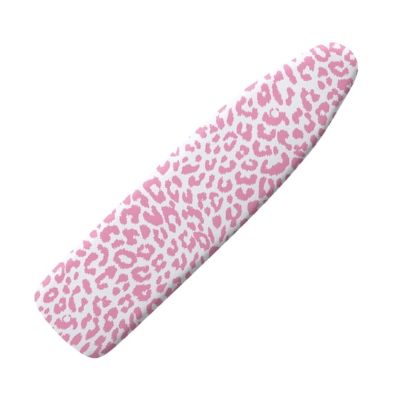 HELLHERO Ironing Board Cover Non-Slip Replacement Accessories Easy Fit Pink Leopard Print Soft 15x54 Inch(Not Heat Resistant)