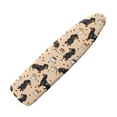 thumbnail image 1 of HELLHERO Ironing Board Cover Protector Coffee Dachshund Iron Board Cover Applicable Standard Size 15x54 Inch Scorch Resistant(Only Covers), 1 of 5