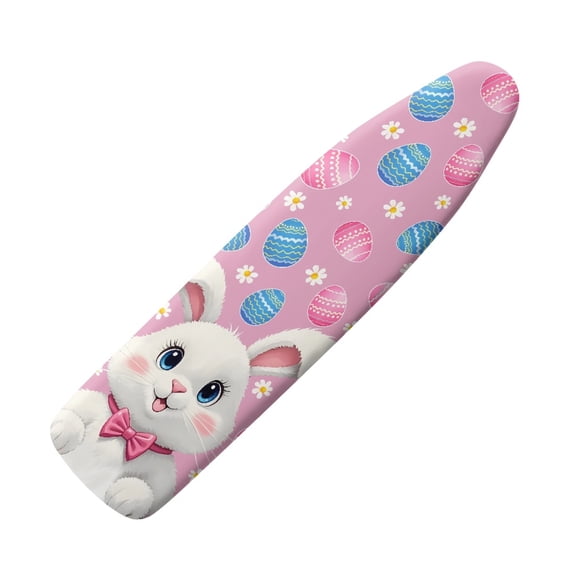 HELLHERO Ironing Board Cover Soft Dust Covers Easy to Install Ironing Board Covers Replacement Accessories, Rabbit Easter Egg Design