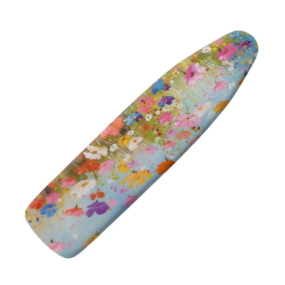 HELLHERO Ironing Board Cover, Standard Size 15 x 54, Thick Padding with Elasticized Edges, (Wildflowers)