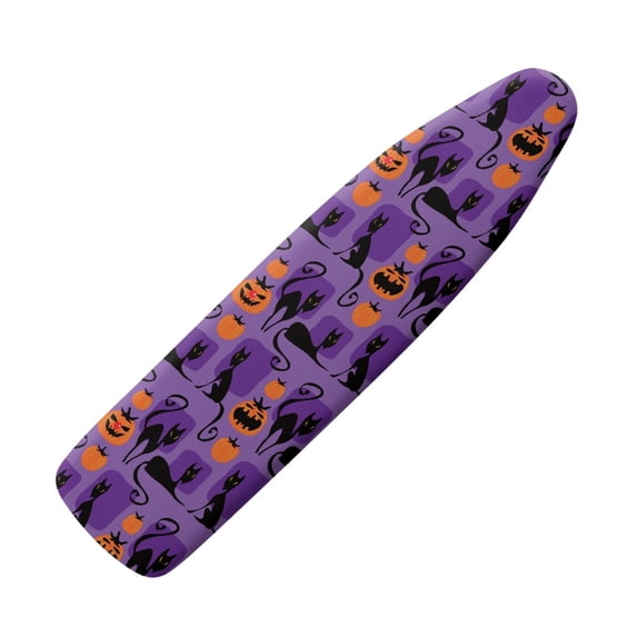 HELLHERO Ironing Board Cover, Standard Size 15"x54" Steam Iron Board Elastic Edge, Easy Install, Pumpkins