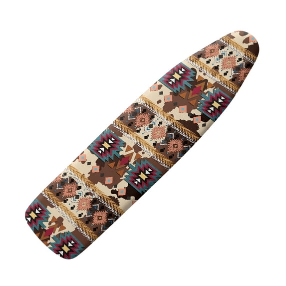 HELLHERO Ironing Board Covers Non-Slip Replacement Hook and Loop Ironing Board Cover Polyester Fiber Fabric for Friends Warm Tribal Style