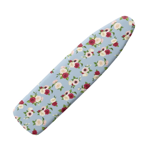 HELLHERO Ironing Board Protector Cover 15 x 54 inch Elastic Fasteners Elastic Edges Easy Install Quick Install Reusable Polyester & Fastener Straps Elastic