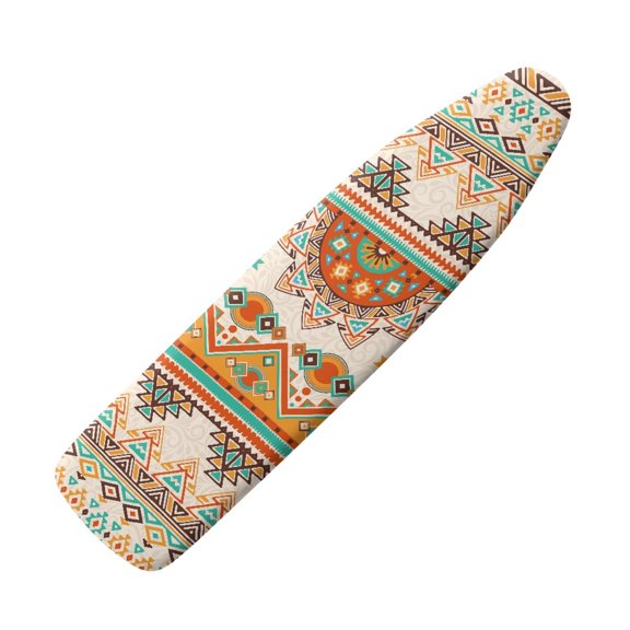 HELLHERO Ironing Protector for Ironing Board Geometric Print Iron Board Cover Standard Size 15x54 Inch Dust-Proof Washable Home Decor