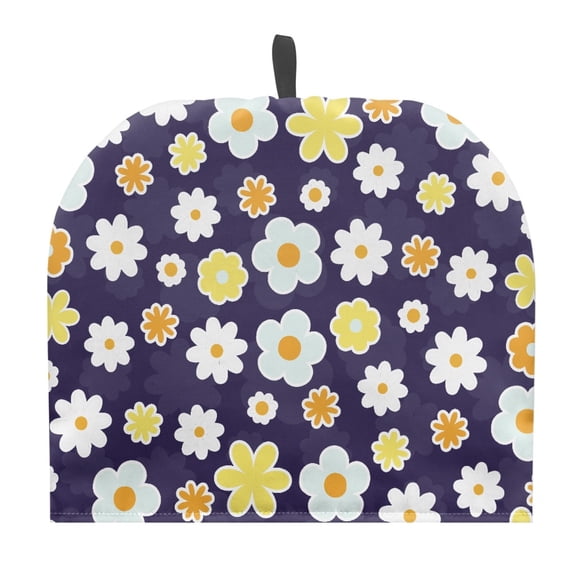 HELLHERO Keep Warm Polyester Canvas Teapot Insulated Cosy Daisy Pattern Lightweight Tea Cosy for for Tea Pots