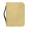 thumbnail image 1 of HELLHERO Khaki PU Leather Bible Covers, Large Capacity Portable Carrying Case for Church Study and Daily Travel, 1 of 12