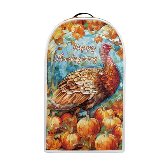HELLHERO Kitchen Blender Dust Cover Turkey and Pumpkin Pattern 1Pcs Lightweight AntiSlip for Household Users