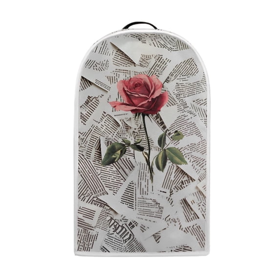 HELLHERO Kitchen Blender Dust Cover for Kitchen & Kitchen Home 1pc Rose Newspaper Pattern