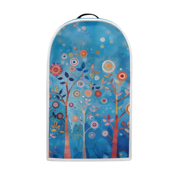HELLHERO Kitchen Blender Dust Covers Stylish Blender Cover, Fantasy Trees with Multicolor Blooms