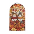 thumbnail image 1 of HELLHERO Kitchen Blender Dust Covers for Home Kitchen Indoor Reusable, Fitted Blender Protection 15.94"H x 9.45"L x 7.28"W Cat Maple Leaf, 1 of 6