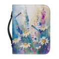 thumbnail image 1 of HELLHERO Koala Floral Pattern Bible Hand Bag, Large Capacity PU Leather Bible Covers for Prayer Study, Zipper Church Bible Bag, 1 of 12