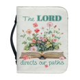 thumbnail image 1 of HELLHERO LORD Paths Book Flower Bible Cover for Men, Portable Bible Covers with Protective for Church Christian Prayer Outdoor Study, 1 of 11