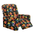 thumbnail image 1 of HELLHERO Lazy Boy Chair Covers for Reclining Chair Skull Flower Print Recliner Stretch Sofa Slipcover Dust-proof Furniture Protectors for Reclining Sofa, 1 of 8