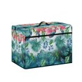 thumbnail image 1 of HELLHERO Leaf and Floral Pattern Sewing Machine Cloth Cover and Carrying Handle Universal, 1 of 8