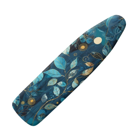 HELLHERO Leaves Print Ironing Protector for Ironing Board, Ironing Board Cover Protector with Elastic Edge, Non Stick Stain and Scorch Resistant Household Iron Board Covers