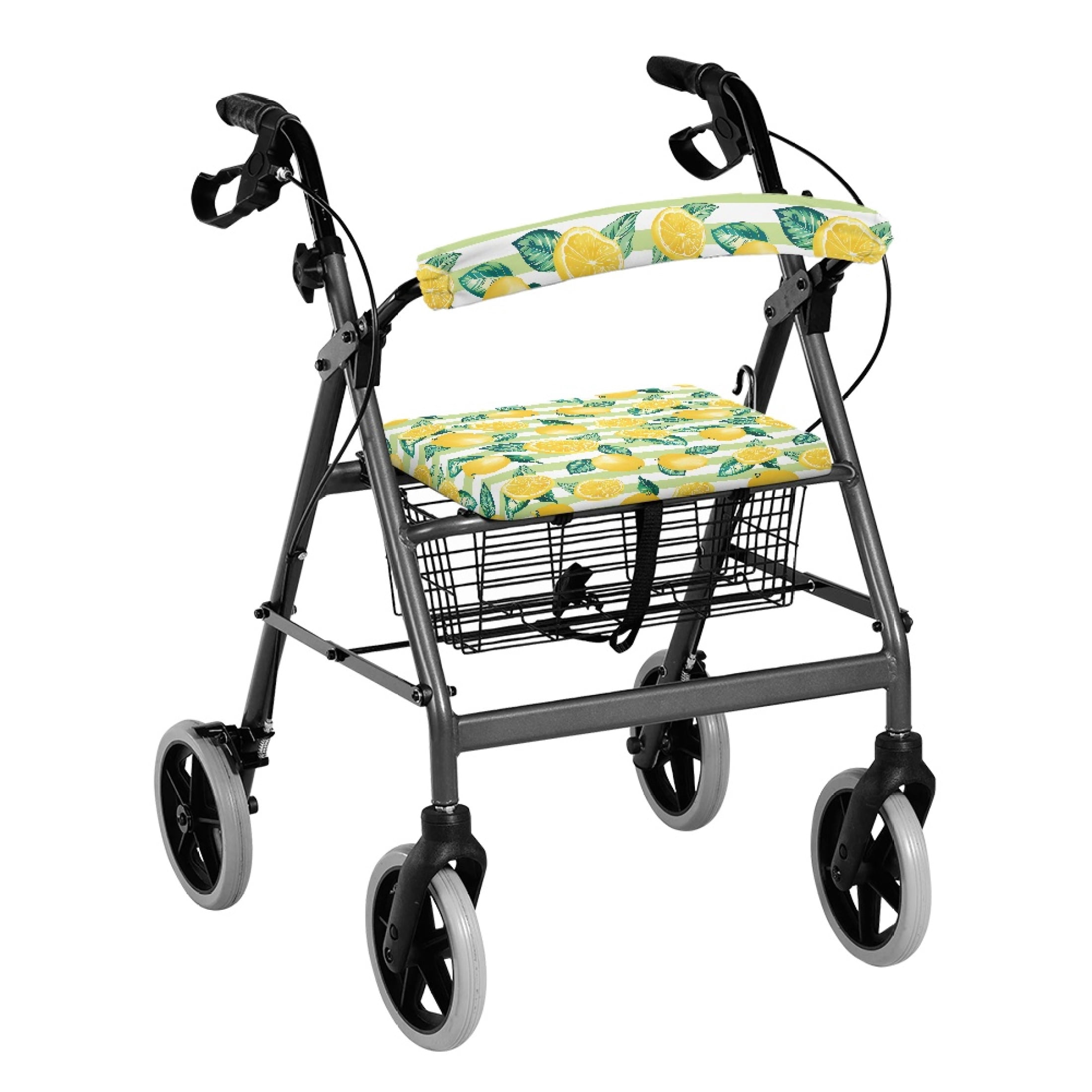 HELLHERO Lemon Pattern 2 Piece Accessories for Walker Rollator ...