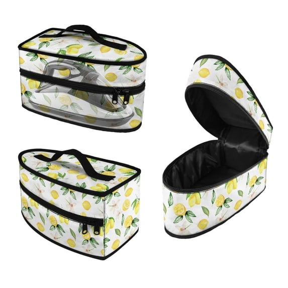 HELLHERO Lemon Pattern Polyester Dustproof Travel Home Iron Organizer, Bag Only