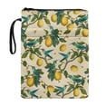 thumbnail image 1 of HELLHERO Lemon Pattern Polyester Zipper Pouch for Librarian Book Lovers Gifts for Hardcover Notebook Journal Textbooks Paperbacks Decorative Design, 8.66 x 11.42, 1 of 8