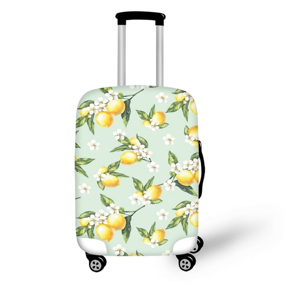 HELLHERO Lemon Wear Resistant Suitcase Cover for Couple, All Size Durable Wrinkle Resistant Suitcase Protective Cover