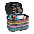 thumbnail image 1 of HELLHERO Leopard Multifunction Wide-open Portable Makeup Bag Organizer Adult Gifts & Daily Use, 1 of 6