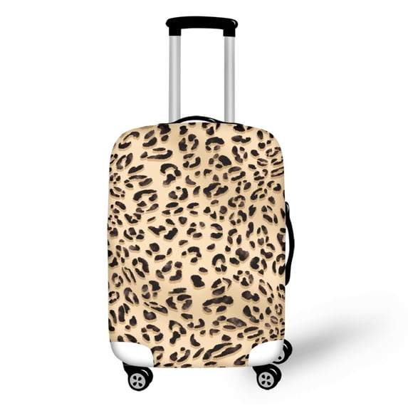 HELLHERO Leopard Pattern Dustproof Baggage Protective Sleeve for Family, All Size Anti-abrasion Anti Pollution Luggage Cover