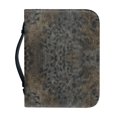 thumbnail image 1 of HELLHERO Leopard Print Pattern Bible Cover, Zippered Pockets PU Leather Bible Covers for Church Christian Prayer, Portable Church Bible Bag, 1 of 12