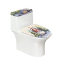 thumbnail image 1 of HELLHERO Lid Cover Set for Toilet & Toilet Lid Cover with Universal Polyester for Machine Washable, Washable, 1 of 5
