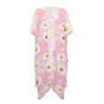 thumbnail image 1 of HELLHERO Lightweight Bathing Suit Cover Up for Vacation Polyester Quick Dry Long Kimono Swimsuit Cover Up Daisy Pattern, 1 of 6