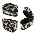 thumbnail image 1 of HELLHERO Lightweight Dustproof Travel Iron Organizer Durable Cow Print Pattern Travel Case Steamer Oganizer, Case Only, 1 of 6