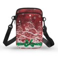thumbnail image 1 of HELLHERO Line Christmas Tree Shoulder Bag, Women Adjustable Shoulder Strap, Travel, Outdoor and Daily Use Polyester 4.33"x1.97"x7.09", 1 of 7