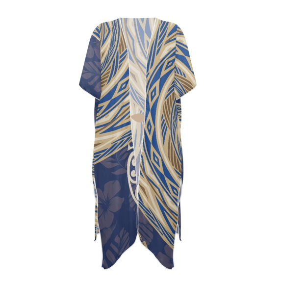 HELLHERO Long Bathing Suit Cover Up for Beach High Quality Fabrics Breathable Beach Cover Up Floral Pattern