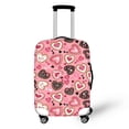 thumbnail image 1 of HELLHERO Love Music Pattern Design Suitcase Cover Durable Easy Washing Polyester Luggage Cover for Vacation Outdoor, 1 of 7