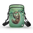 thumbnail image 1 of HELLHERO Love Sloth Design Lightweight Women Messenger Bag 4.33x1.97x7.09 Underarm Shoulder Bag for Adults Double Deck Unisex Polyester, 1 of 5