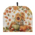 thumbnail image 1 of HELLHERO Maple Leaf Cat Teapot Dust Cover for Polyester Canvas Keep Warm with Lightweight, 1 of 8