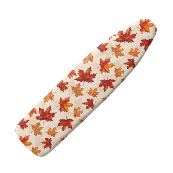 HELLHERO Maple Leaf Ironing Board Cover Standard Size 15x54, Thick Padding Elastic Edge Resist Scorching and Staining Heavy Duty Padded Iron Board Covers