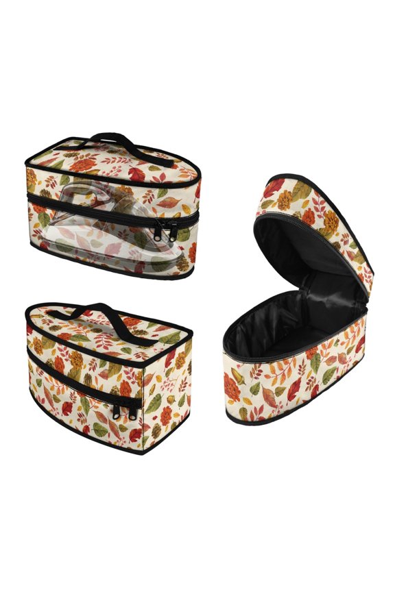 Maple Leaf Pattern Portable Iron Storage Bag Polyester Dustproof with Handle Travel, Case Only