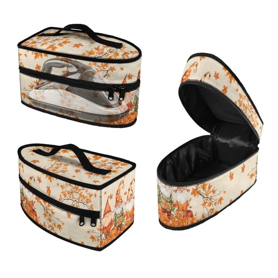 HELLHERO Maple Leaf Polyester Travel Irons Organizer, Bag Only