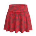 thumbnail image 1 of HELLHERO Maple Leaves with Pockets Tennis Skirts, Built-in Shorts 2 Side Pockets Polyester Spandex Athletic Skort for Hiking Daily Wear Golf, 1 of 9