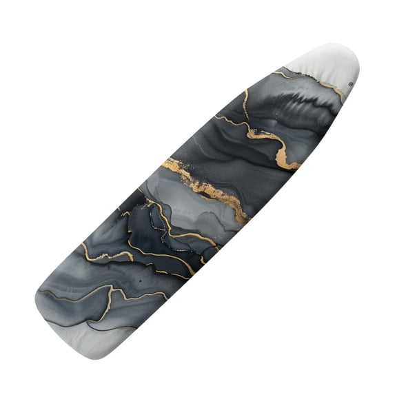 HELLHERO Marble Pattern Ironing Board Cover, 15x54 Inches Polyester - Iron Table Cover for Sewing Room, Design Studio, Hobby Space